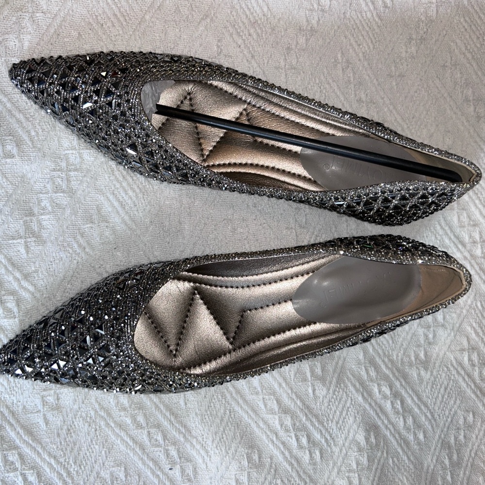 Elegant Silver Women's Shoes